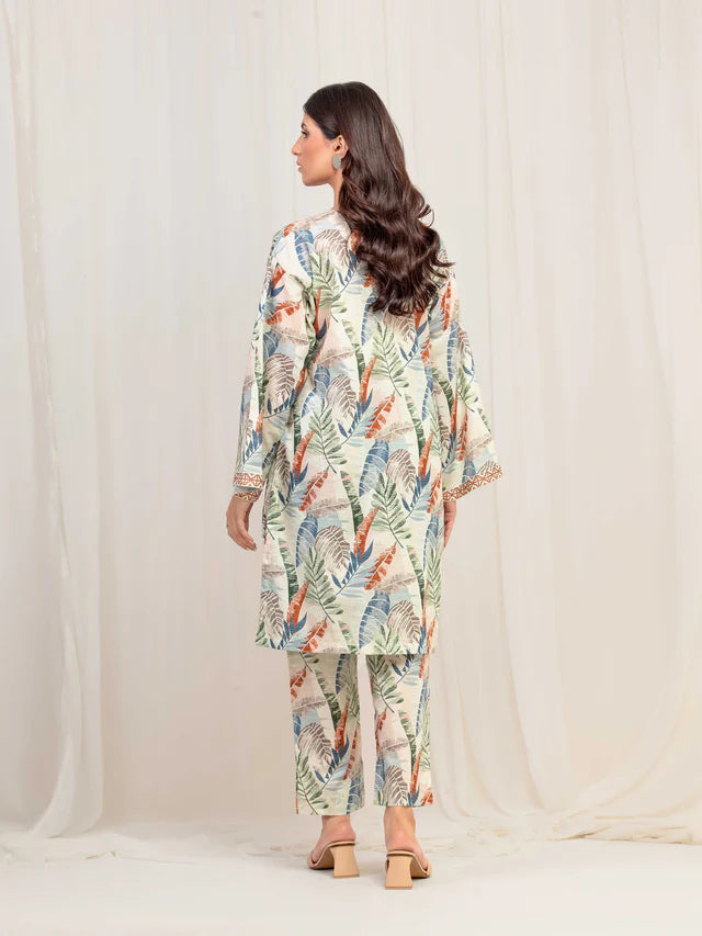 Edenrobe Khaddar Digital Print 2 Piece - J0585
