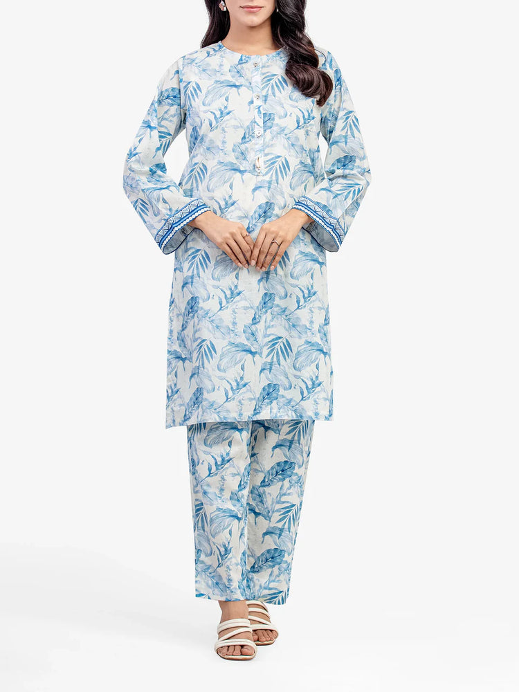 Edenrobe Khaddar Digital Print 2 Piece - J0586 – Fashion Flare