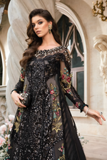 Maria B Chiffon MBroidered 3 Piece Dress - 0107