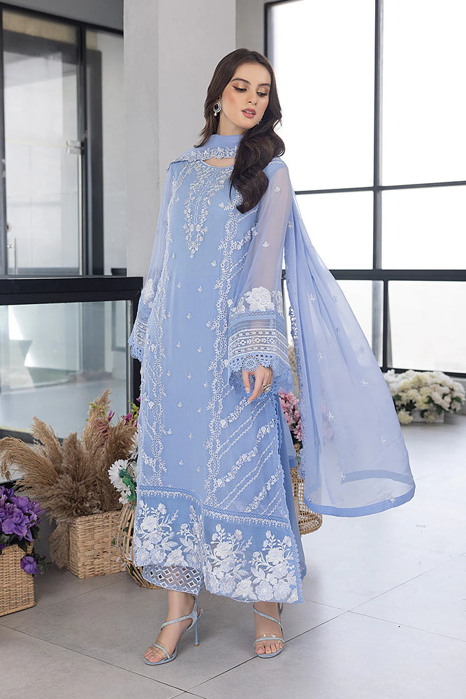 Azure FAIRY GLOW Chiffon 3 piece - 09204