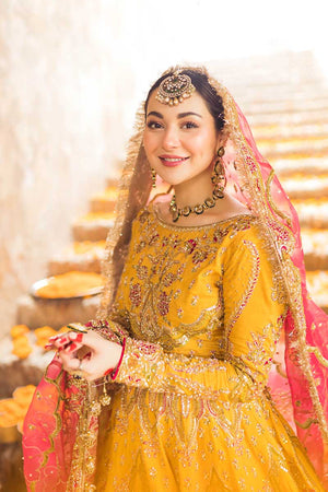 Maha Wajahat Bridal MAH-E-MIR Net Maxi - 09854