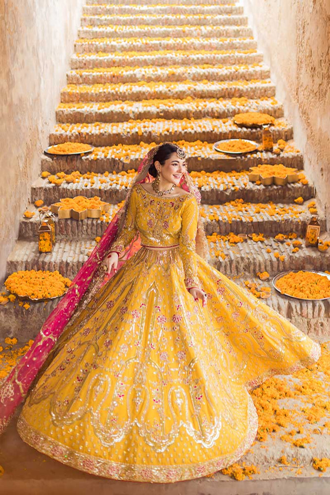 Maha Wajahat Bridal MAH-E-MIR Net Maxi - 09854