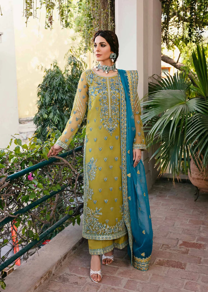 Akbar Aslam DAVINA Chiffon 3 Piece - 10794