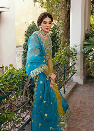 Akbar Aslam DAVINA Chiffon 3 Piece - 10794