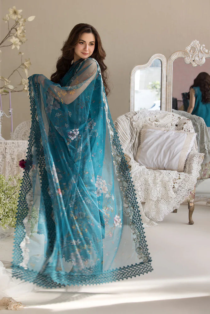 Sobia Nazir Chikankari Luxury Embroidered Lawn 3 Piece Dress - 0957