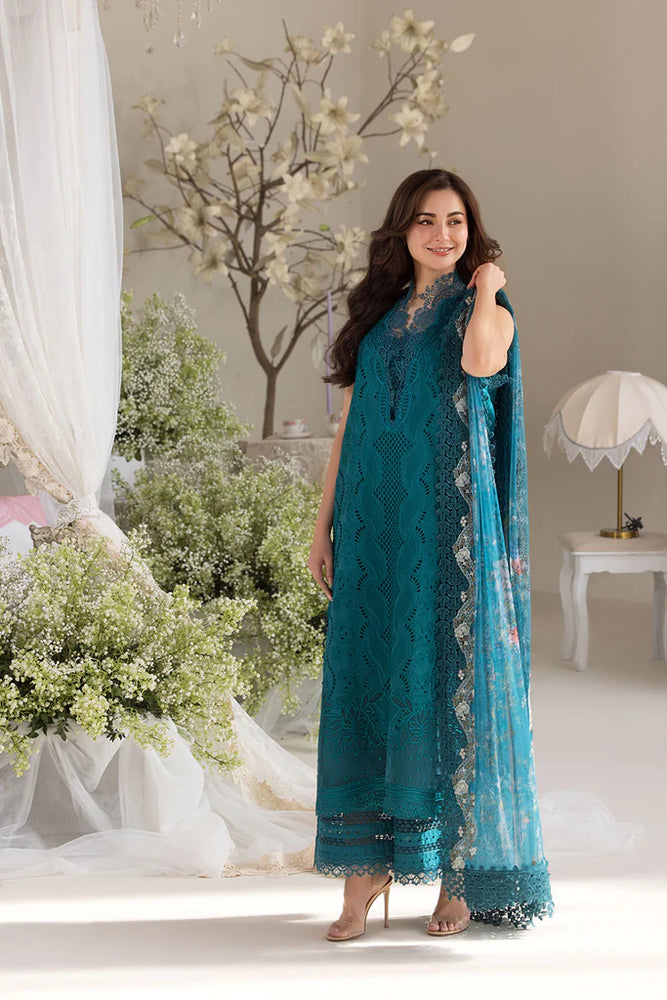 Sobia Nazir Chikankari Luxury Embroidered Lawn 3 Piece Dress - 0957