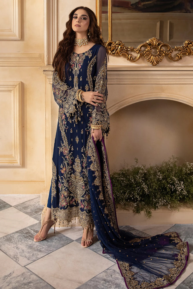 Charizma Chiffon 3 Piece - J0040 - Embroidered - DASTAN-E-JASHAN