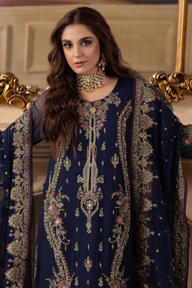Charizma Chiffon 3 Piece - J0040 - Embroidered - DASTAN-E-JASHAN