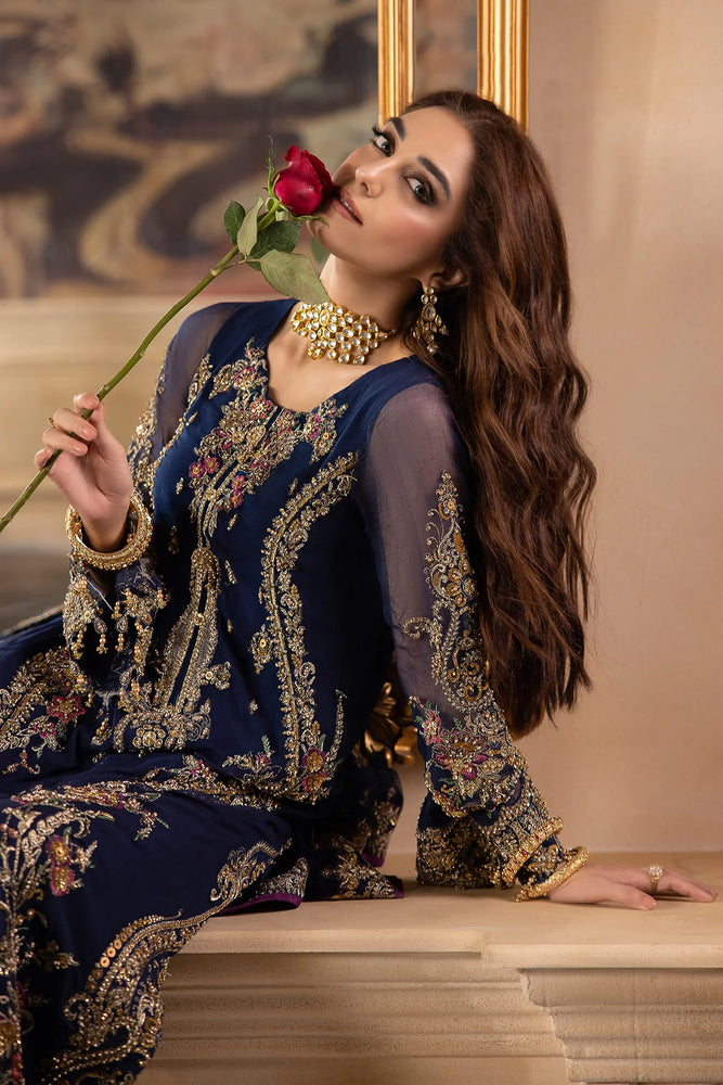 Charizma Chiffon 3 Piece - J0040 - Embroidered - DASTAN-E-JASHAN