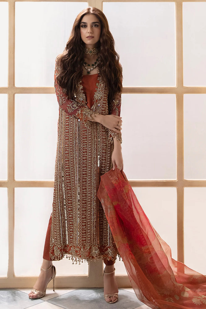 Charizma Luxury Handwork Chiffon Wedding Formal 3 Piece Dress - 0609 Fashion Flare Charizma Luxury Handwork Chiffon Wedding Formal 3 Piece Dress - 0609 Fashion Flare