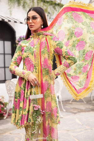 MariaB M.Prints - 3 PC Lawn Dress - 10440