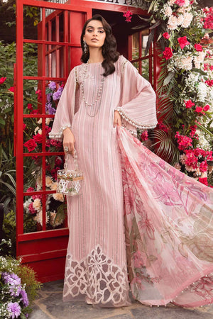 MariaB M.Print PINK - 3 PC Lawn Dress - 10415