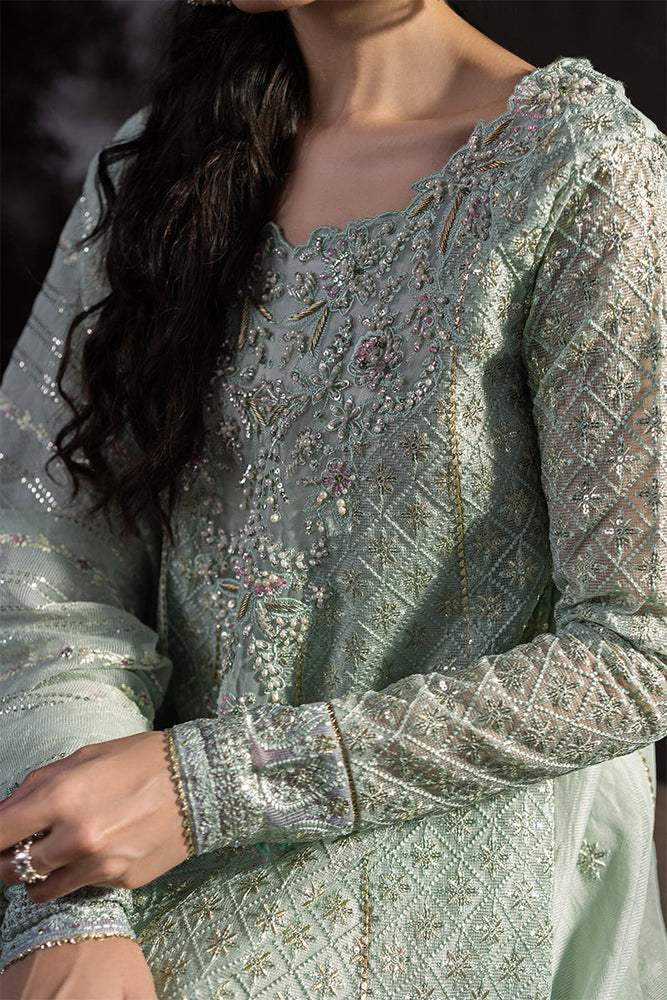 Mushq - HANIYA Embroidered Cotton Net 3 pc -10078