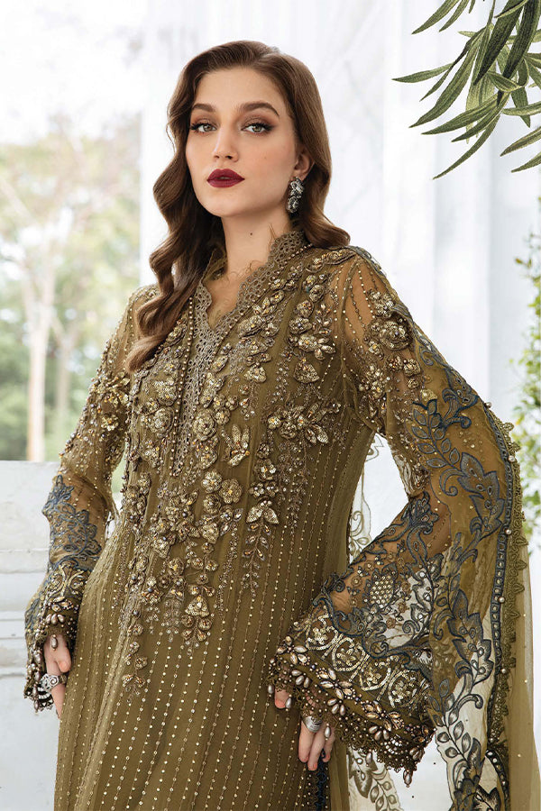 MariaB Embroidered Chiffon 3 Piece - 20084