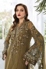 MariaB Embroidered Chiffon 3 Piece - 20084