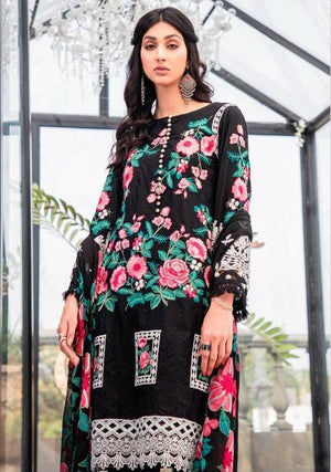 Crimson Winter Collection Dhanak 3 pc - 09841