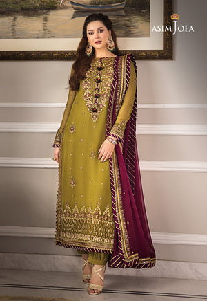 Asim Jofa ZARI SITARA 3Piece Embroidered Lawn - 10511