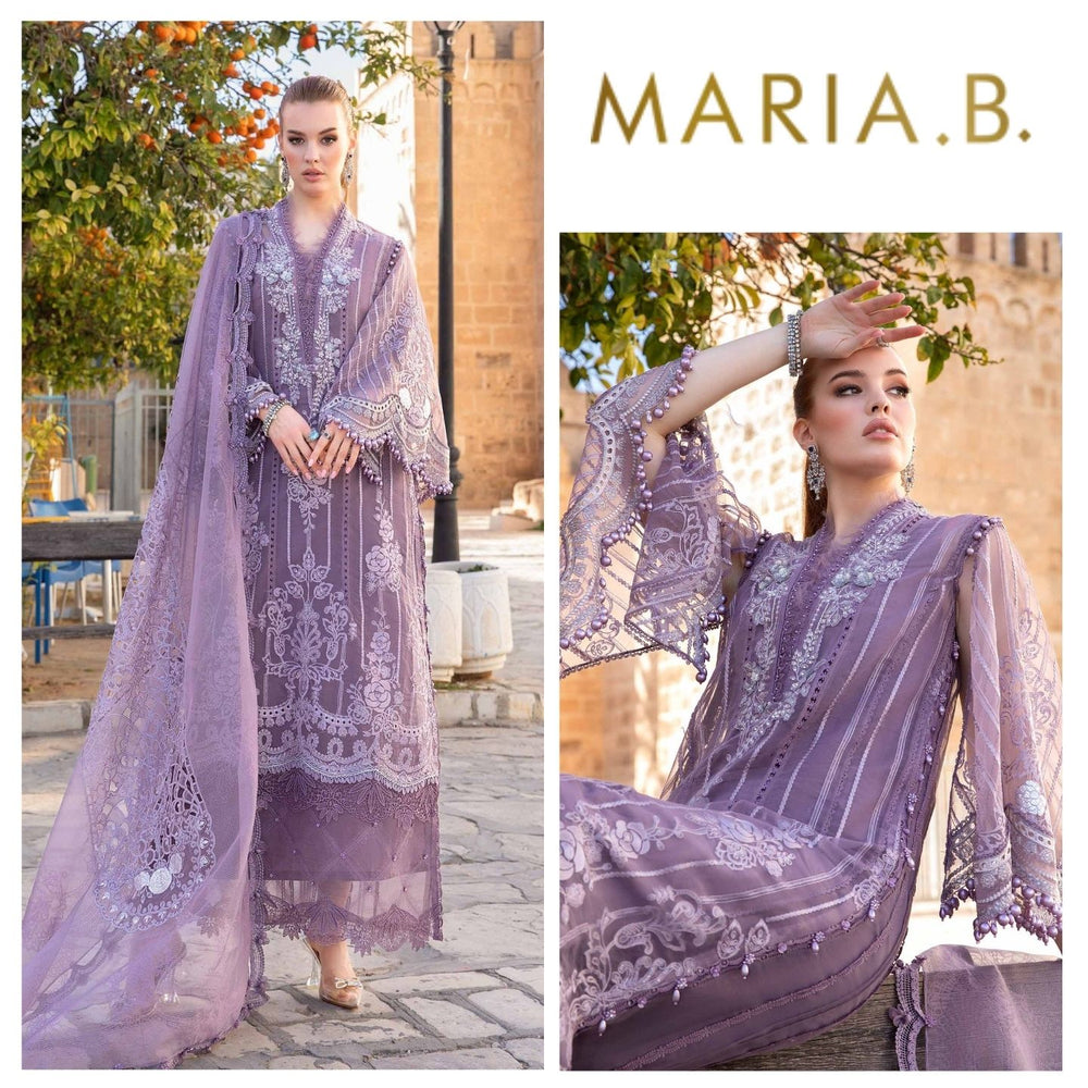 MariaB 3 Piece Eid Luxury Lawn - 10592