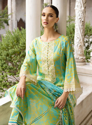 
            
                Load image into Gallery viewer, TAHRA by Zainab Chottani ADEN 3 PC Cambric Dress - 09372
            
        