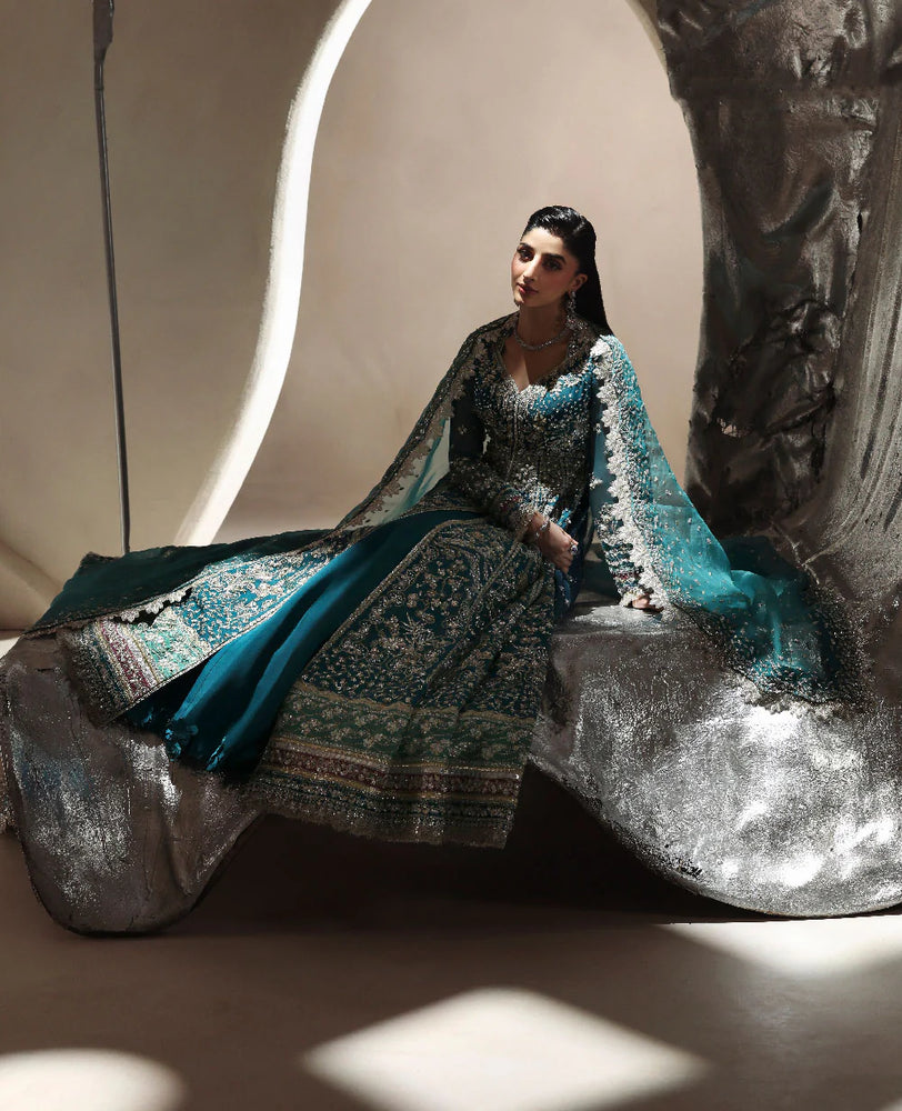 Republic Womenswear ORIANE Sheesha Silk Hand Embellished & Embrodiered Maxi - J1255