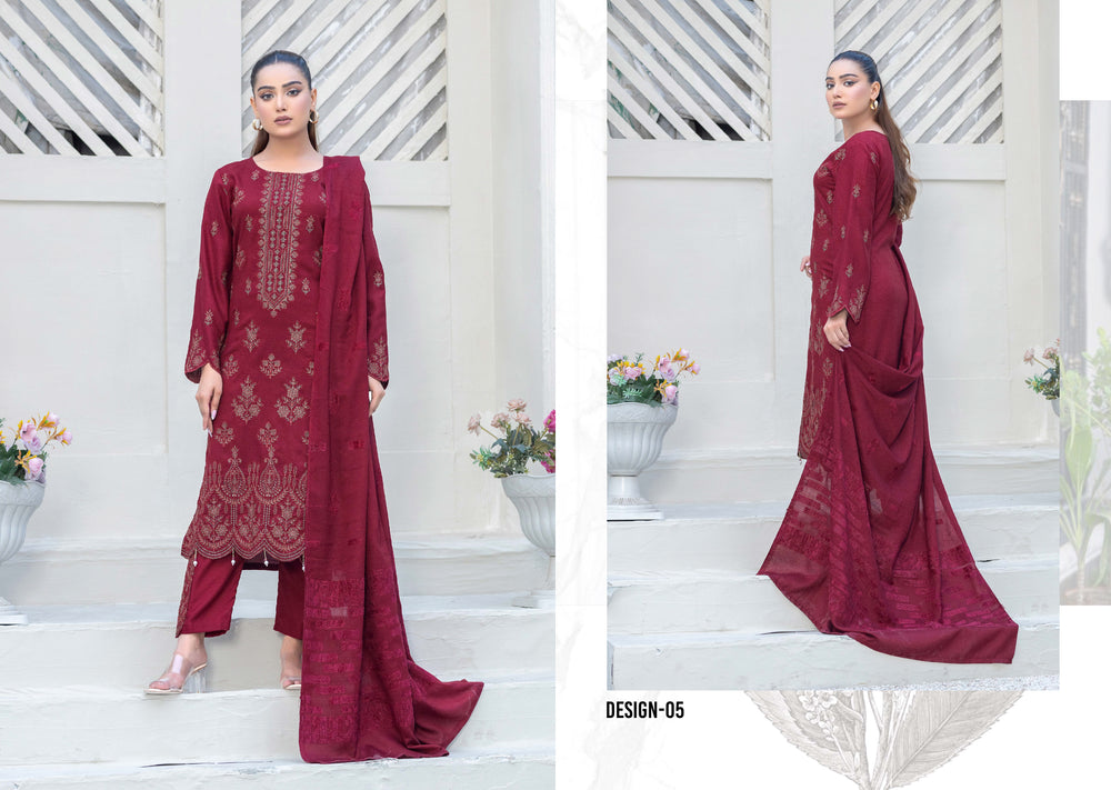 Original Sobia Waseem Luxury Winter Collection 3 Piece - 0190