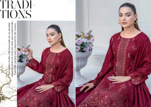 Original Sobia Waseem Luxury Winter Collection 3 Piece - 0190