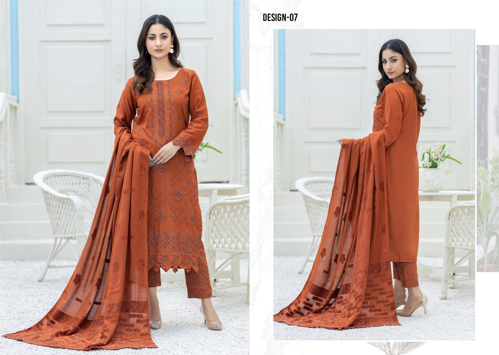 Original Sobia Waseem Luxury Winter Collection 3 Piece - 0192