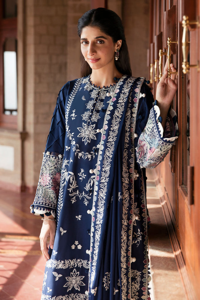 Zaha Festive SERRA Embroidered Dhanak 3 pc -10082