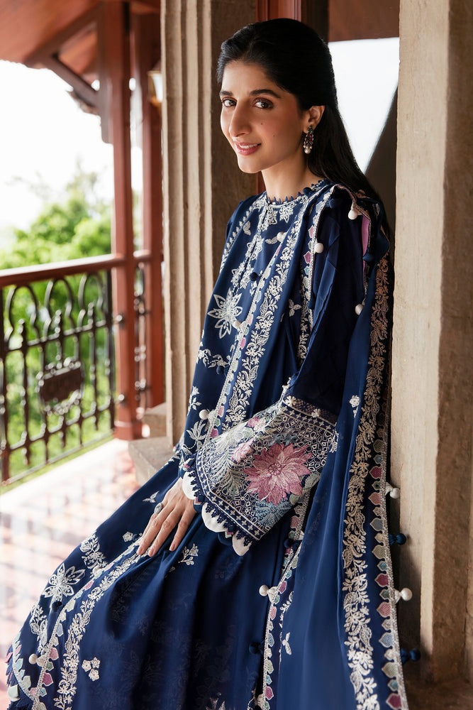 Zaha Festive SERRA Embroidered Dhanak 3 pc -10082