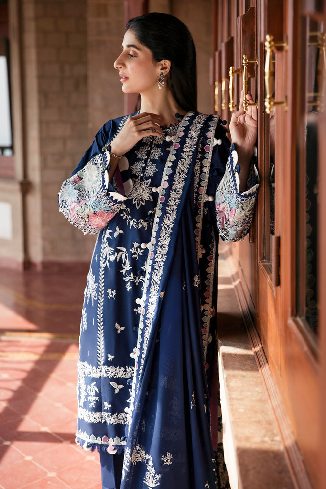 Zaha Festive SERRA Embroidered Dhanak 3 pc -10082