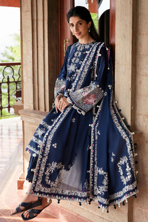 Zaha Festive SERRA Embroidered Dhanak 3 pc -10082