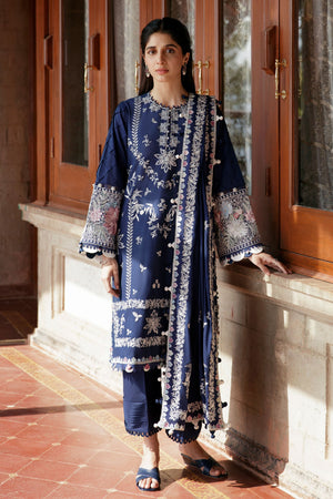 Zaha Festive SERRA Embroidered Dhanak 3 pc -10082