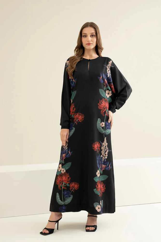 Lulusar MAROI 2Piece Digital Print Charmeuse Silk Dress - 20448