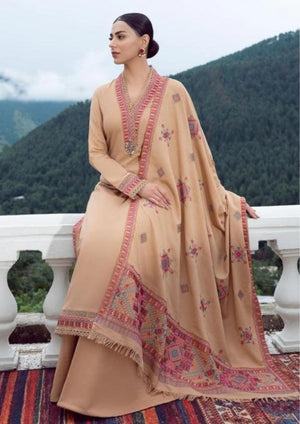 Bareeze Winter Collection Karandi 3pc - 09928