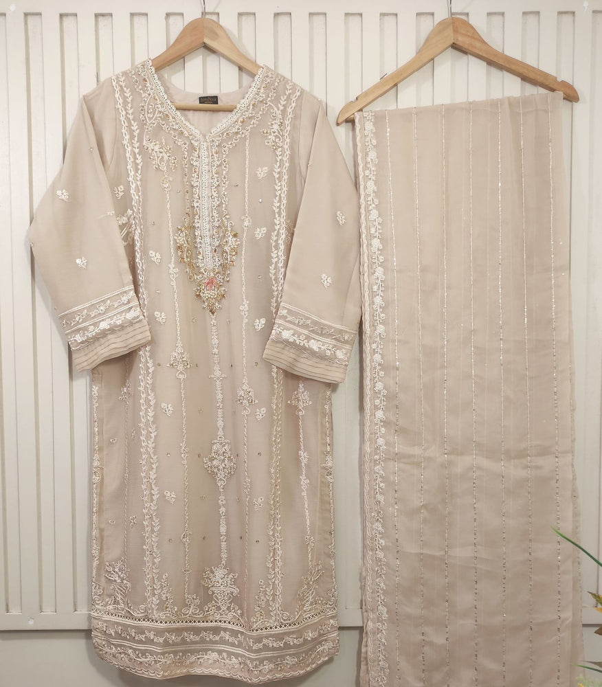 
            
                Load image into Gallery viewer, Agha Noor Embroidered Chiffon 2 pc - 09745 - Stitched
            
        