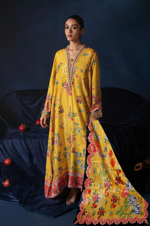 Ammara Khan - Swiss Lawn 3 Piece - 10971