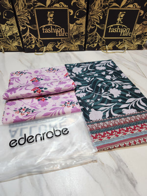 Original Factory Leftover Edenrobe 3 Piece Digital Print Lawn - FREE DELIVERY - 20141