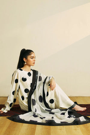 Zara Shahjahan Embroidered 3 PC Lawn Dress - 10325