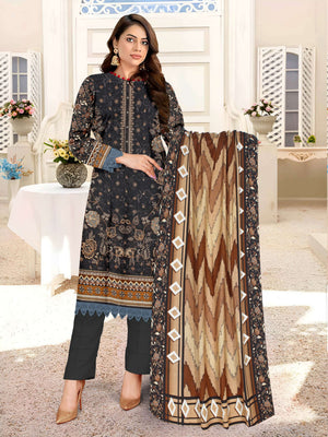 Original Zunaisha Winter Khaddar 3 Piece - 20103