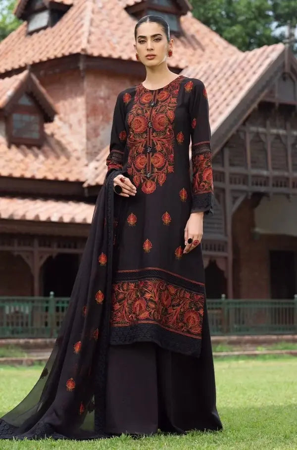 Bareeze - 3 PC Embroidered Lawn Dress - 10447