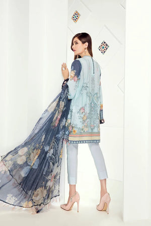 Baroque Digital Printed Lawn 3 pc - 08881