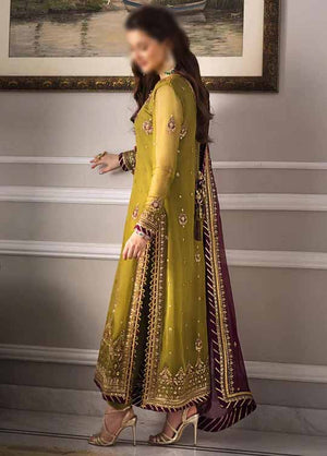 Asim Jofa Embroidered Chiffon 3 Piece Formal Dress
