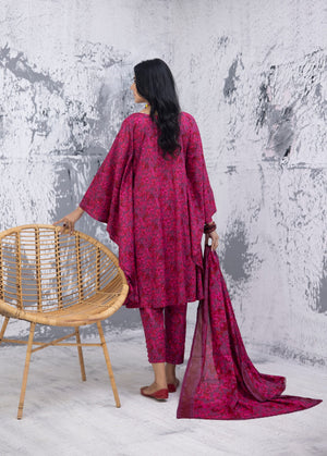 Fatima Noor Mid Summer Cambric Collection 3 pc - 09462 - Stitched