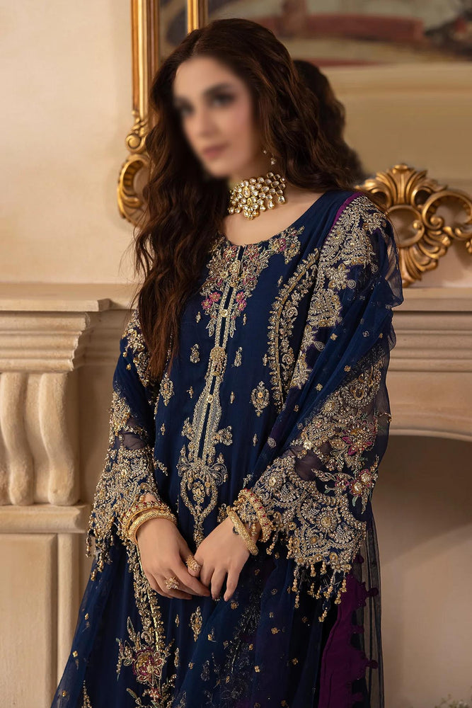 Charizma Chiffon 3 Piece - J0040 - Embroidered - DASTAN-E-JASHAN