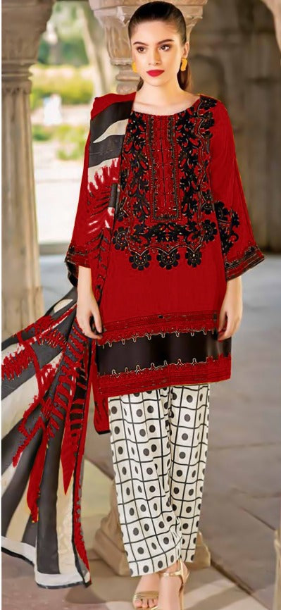 Charizma 3 PC Lawn Dress - 10163