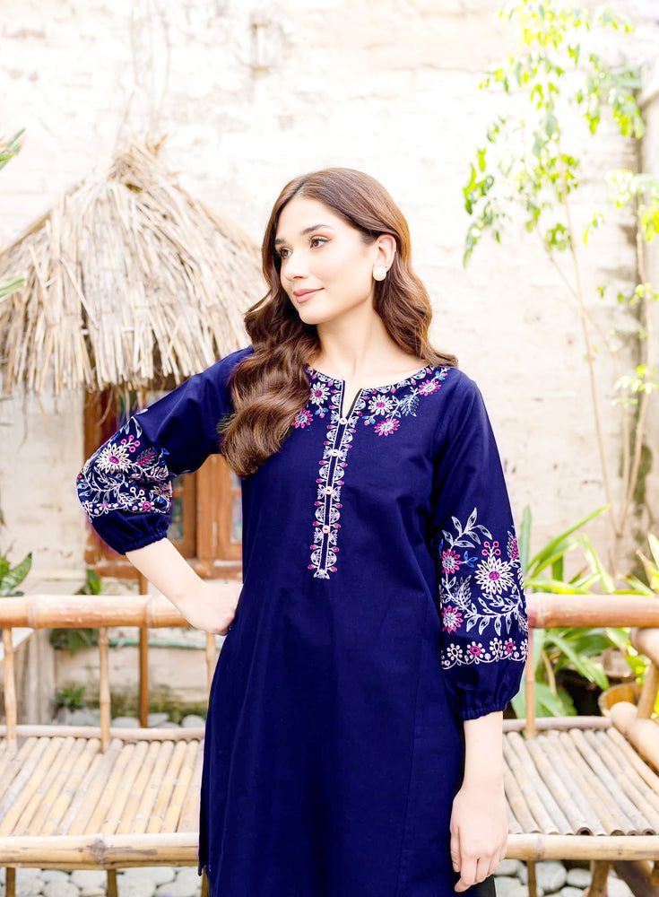 Batik Dhanak 2 Piece Embroidered Winter Dress - 20423