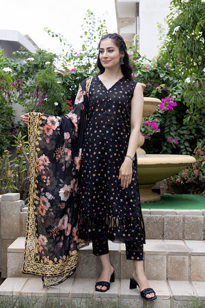 
            
                Load image into Gallery viewer, Fatima Noor Mid Summer Cambric Collection 3 pc - 09467 - Stitched
            
        