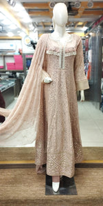 Original Fatima Noor Wedding Stitched Chiffon Maxi 4 Piece - 10959