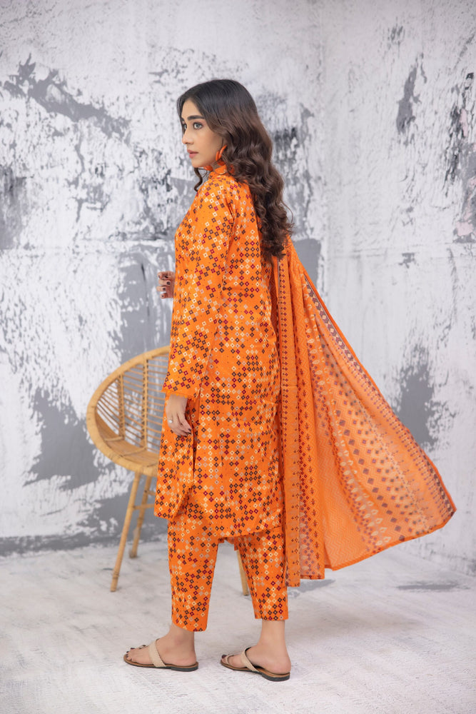 
            
                Load image into Gallery viewer, Fatima Noor Mid Summer Cambric Collection 3 pc - 09469 - Stitched
            
        