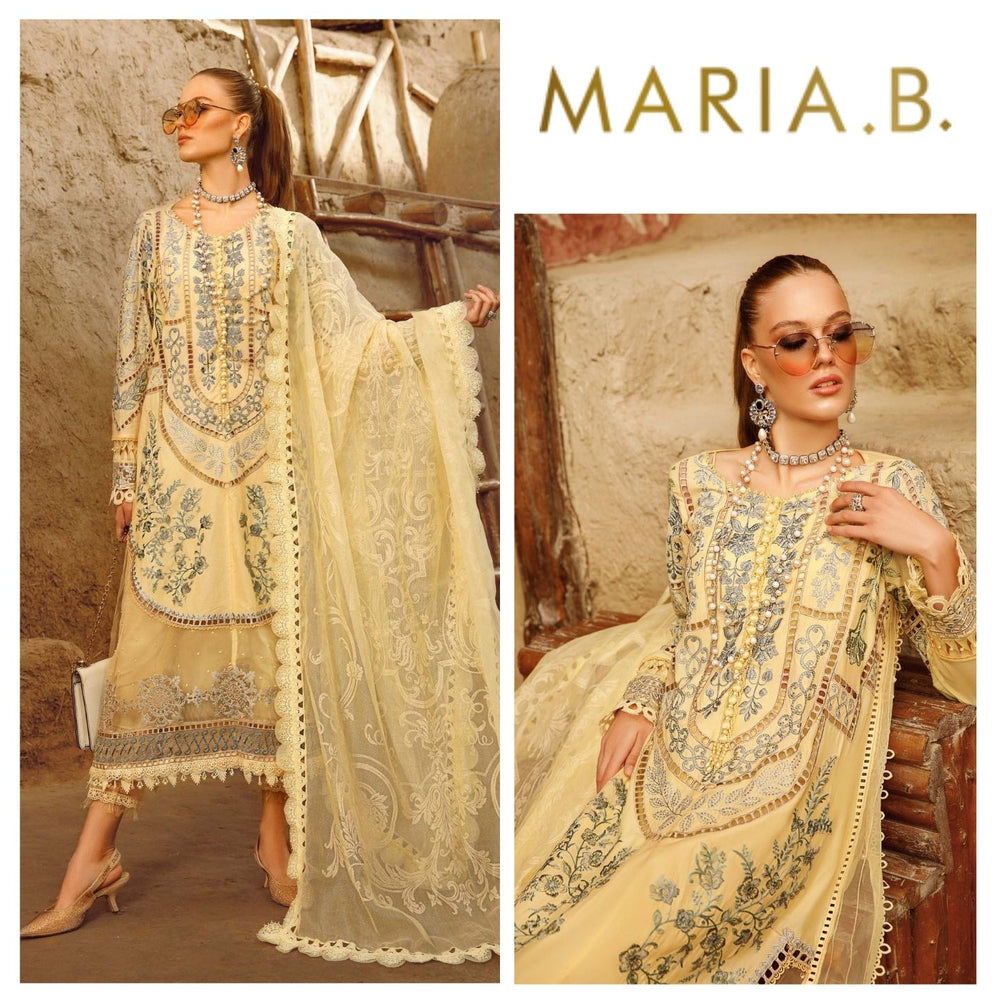 MariaB 3 Piece Luxury Lawn - 10522